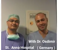Dr. Pratik shah with Dr. Osdimi