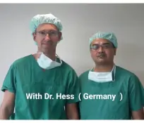 Dr. Pratik shah with Dr. Hess