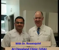 Dr. Pratik shah with Dr. Rosenquist